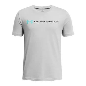 Boys' UA Logo Wordmark Short Sleeve 