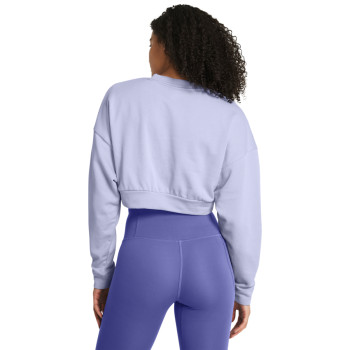 UA RIVAL TERRY OS CROP CRW 
