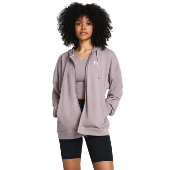 UA RIVAL TERRY OS FZ HOODED 