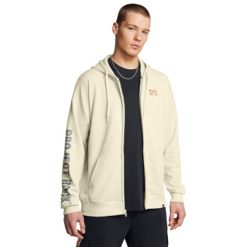 Men's Project Rock Heavyweight Tools Of The Trade Full Zip Hoodie 