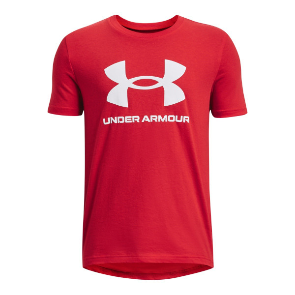 Boys' UA Sportstyle Logo Short Sleeve 