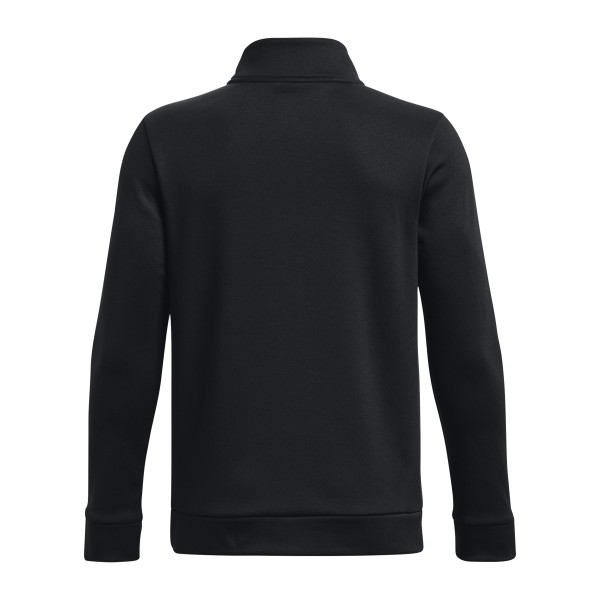 UA ARMOUR FLEECE 1/4 ZIP-BLK 