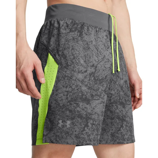 UA LAUNCH PRO 7 PRINTED SHORTS 