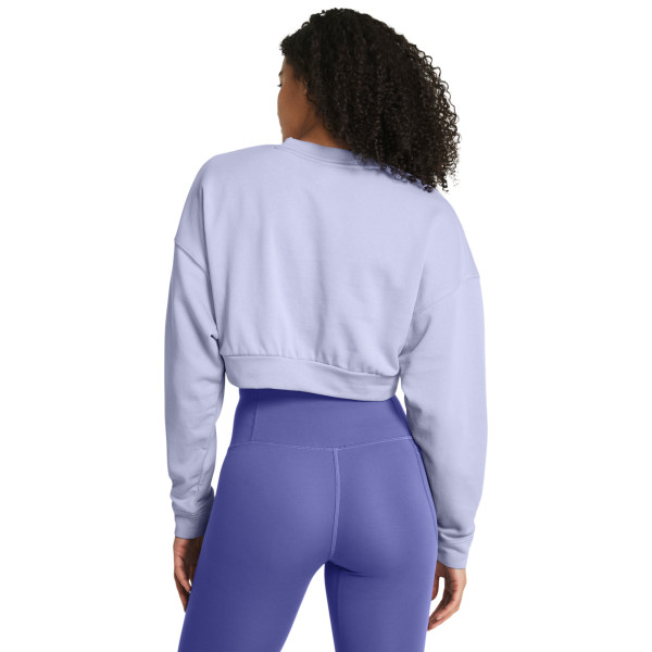 UA RIVAL TERRY OS CROP CRW