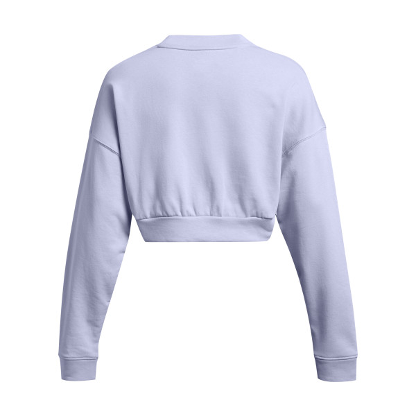 UA RIVAL TERRY OS CROP CRW