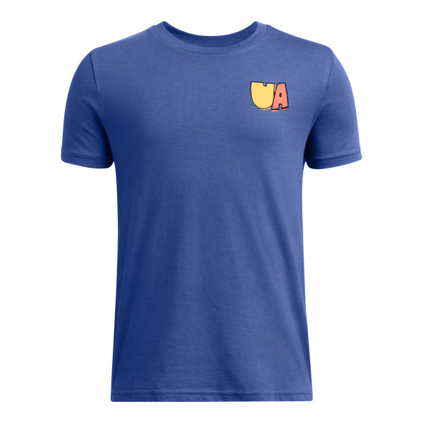 Boys' UA BTS Cartoon Letters Short Sleeve
