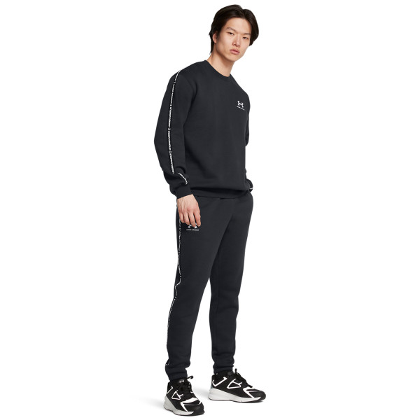 UA ICON FLEECE CREW TAPING