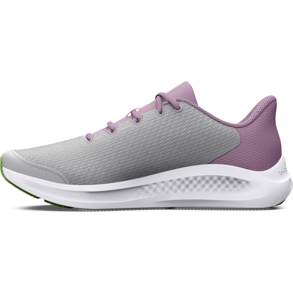 Girls' Grade School UA Charged Pursuit 3 Big Logo Running Shoes 