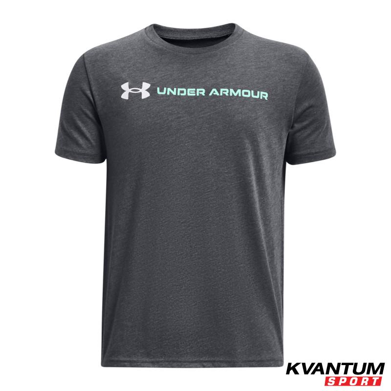 Boys' UA Logo Wordmark Short Sleeve