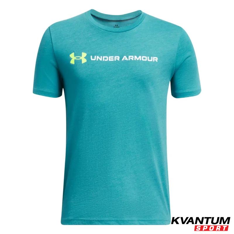 Boys' UA Logo Wordmark Short Sleeve