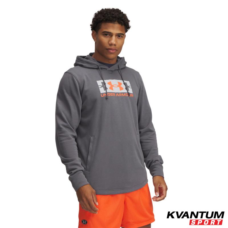 UA RIVAL TERRY LOGO HOOD
